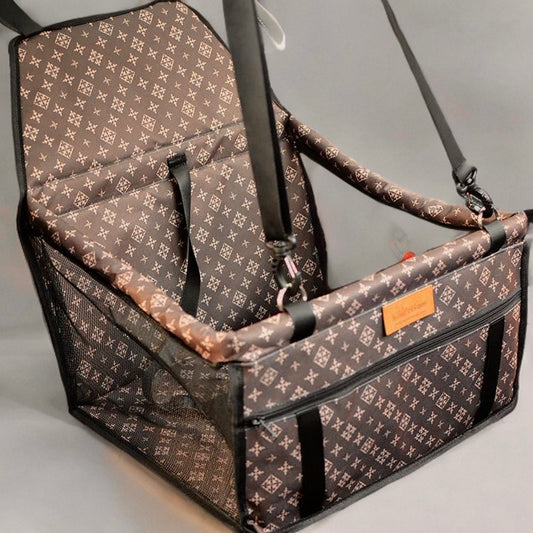 Luxe Pups™ Luxury Pet Car Seat & Carrier – Safe, Comfortable Travel - Luxury Label Official
