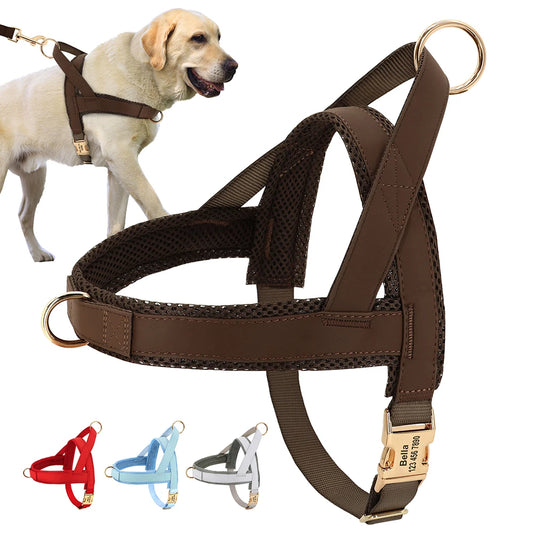 Signature No-Pull Harness - Personalised Comfort & Control - Luxury Label Official