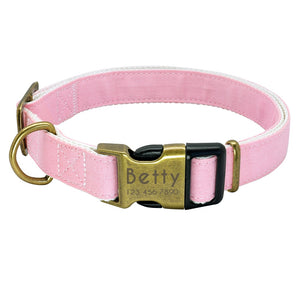 Luxe Pups ™ Personalised Vintage Collars - Luxury Label Official