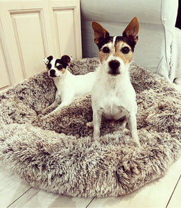 Luxe Pups ™ Anxiety Relief Super Cosy Plush Support Bed - Luxury Label Official